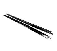 Anticollisione Per BMW F15 X5 F85 X5M F16 X6 F86 X6M 2 pezzi estensione minigonne laterali in fibra di carbonio/nero lucido Spoiler paraurti anteriore(Glossly Black)