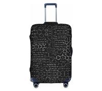 Anticsao Astratto Scienza Chimica Viaggio Antipolvere Valigia Copertura Bagagli Protector Bagaglio Tronco Caso Accessori Vacanza, bianco, L