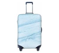 Anticsao Bright Universe Copertura per bagagli, lavabile, alla moda, antigraffio, protezione per valigia, barca, faro, tempesta, onda, XL, 1, Marmo blu., M
