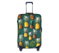 Anticsao Copertura elastica per valigie con stampa di frutti tropicali, protezione per bagagli da viaggio, in spandex, adatta per bagagli da 45,7 a 71 cm, bianco, M