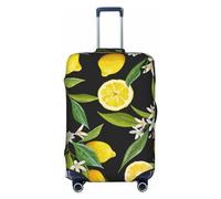 Anticsao Copertura per bagagli stagionale con fiori primaverili, lavabile, alla moda, antigraffio, per valigia Keep Life Simple Daisy Flower, XL, 1, Limone Frutta Fiori Foglie, L