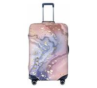 Anticsao Copertura protettiva per valigie da viaggio elastica con pittura ad inchiostro ad alcool in marmo per valigia da viaggio per valigia da viaggio si applica a 19 "-32" Copertura per valigia