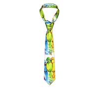 Anticsao Cravatta classica da uomo, cravatta da uomo con pittura ad acquerello, cravatta da uomo, cravatta per lavoro, festa di nozze, Come mostrato, Taglia unica