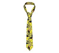 Anticsao Cravatta da uomo a forma di paperella con occhiali da sole, elegante e divertente, per feste, matrimoni, idee regalo, Come mostrato, Taglia unica