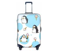 Anticsao Graziosi pinguini da viaggio antipolvere per valigie, protezione per bagagli, accessori per le vacanze, bianco, M