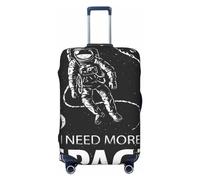 Anticsao I Need More Space, copertura per bagagli lavabile, alla moda, antigraffio, con scritta "I Need More Space", misura media, 1, Ho bisogno di più spazio, M