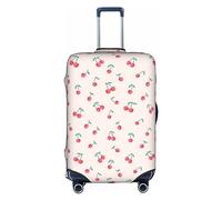 Anticsao Lovely Sweet Red Cherry Travel Dust Proof Valigia Copertura Bagagli Bagaglio Tronco Accessori Vacanza, bianco, M