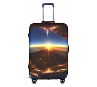 Anticsao Shining Overlook - Copertura elastica per bagagli da viaggio, in spandex, adatta per bagagli da 45-71 cm, bianco, M