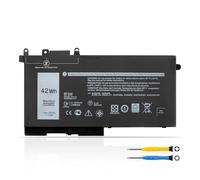 ANTIEE 42Wh 3DDDG Laptop Batteria per Dell Latitude 5280 E5280 5480 E5480 | 5290 5488 5490 Precision 3520 3530 03VC9Y O3VC9Y 049XH 45N3J Laptop battery 11.4V 42Wh 3500mAh，Protezione integrata