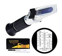 Antifreeze Rifrattometro 6 in 1 Glicole Etilenico, Refrattometro Antigelo, Refrattometro Manuale per il punto di congelamento dell'acqua di raffreddamento, acqua di vetro, AdBlue, batteria