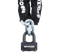 Antifurto a catena OXFORD Nemesis da 16 mm con catena da 1,2 m