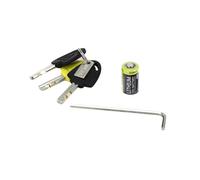 Auvray B-lock 06 Stainless Steel Alarm Disc Brake Lock Argento Silver