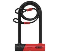 ABUS Lucchetto Ultimate 420K con supporto per serratura USH - Robusto lucchetto per bicicletta con pratico supporto per il trasporto - Accessori bicicletta - Variante 150HB230 + cavo in acciaio Cobra