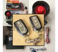 Antifurto Allarme Auto e Kit 2 Telecomandi Chiusura Centralizzata Shock Sensore