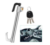 Antifurto Auto -Dispositivo Antifurto di Bloccaggio Auto,Bloccasterzo Auto Antifurto,Universale Dispositivo di Blocco Antifurto con 3 Chiavi per Auto/Camion/SUV/Furgone