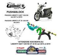 Antifurto Blocca Cavalletto Push&Block Piaggio Liberty 4T 3V 125 150 dal 2015