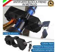 ANTIFURTO BLOCCA LEVA FRENO BLOCCAFRENO IN METALLO NERO PER APRILIA SONIC 50