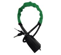 Antifurto Blocca Volante per BYD M6,Blocco Volante per Auto con Presa per Cintura di Sicurezza,Lucchetto Cavo in Acciaio,C-Green