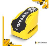 Antifurto bloccadisco moto SHAD SC61 giallo con allarme Cod. C0S6103A