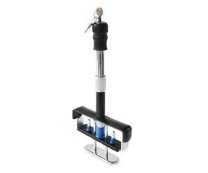 Antifurto Bloccapedali Telescopico per Frizione e Freno - Regolabile, con Doppia Chiave, Sicurezza Rinforzata per Veicoli, 44.4x27x3cm