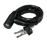 Antifurto con chiave, 12 mm di spessore e 1 m di lunghezza, ideale per fissare biciclette, moto e oggetti preziosi.