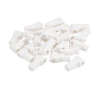 Antifurto Gancio Blocco,6mm,Piolo Gancio,bianco pz 50