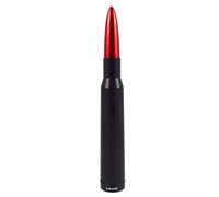 Antifurto Nero Con Rosso Punta 50 Caliber Pallottola Antenna Per 07 19 GMC Chevy
