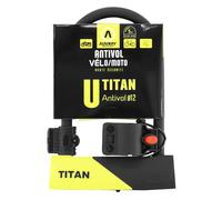 Lucchetto per bicicletta con livello di sicurezza 5-10 Auvray Titan Noir 165 x 245 x 12 mm
