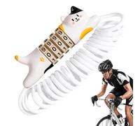 Antifurto Per Casco - Antifurto Combinato Per Biciclette, Lucchetto A Codice A 4 Cifre, Dispositivo Di Sicurezza | 5,31 Pollice Per Blocco Porta Scooter Moto Bici Per U