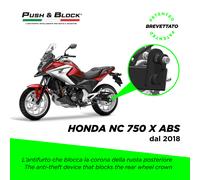 ANTIFURTO PUSH & BLOCK BLOCCARUOTA per Honda NC 750 X