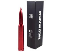 Antifurto Retrattile Rosso 50 Caliber Pallottola Stubby Antenna Per 90-21 F150