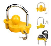 Antifurto Rimorchio Lucchetto per Traino Caravan Universale Gancio a Sfera 2 Key