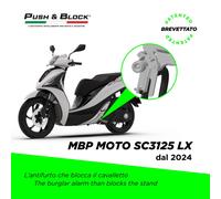ANTIFURTO SCOOTER BLOCCA CAVALLETTO PUSH&BLOCK MBP MOTO SC125