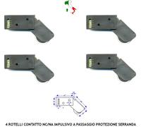 ANTIFURTO TAPPARELLE SERRANDE 4 ROTELLI BIANCO PER INFISSI SCORREVOLI SERRANDE