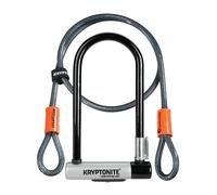 Kryptonite Lucchetto a U Kryptolok Standard W/Flex | Lucchetto antifurto per bici | Livello di sicurezza 6/10| Studiato per resistere ai tentativi di effrazione| Dimensioni 10,2 cm x 22,9 cm Nero