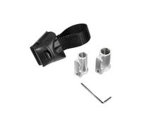 KRYPTONITE Transit Flexframe-u -, Ulock Kit Di Bloccaggio Della Staffa Del Telaio Portante Per Il Trasporto Biciclett Unisex Adulto, Nero, 25 mm x 80
