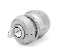 Antifurto Universale per Gancio Traino 5 cm 6,5 x 5 cm Camper Serratura a Sfera