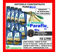 ANTIGELO BLU CONCENTRATO PETRONAS PARAFLU 11 CTR N°1002.C00 CUNA NC 956-16 10 LT