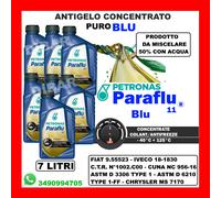 ANTIGELO BLU CONCENTRATO PETRONAS PARAFLU 11 CTR N°1002.C00 CUNA NC 956-16 7LT