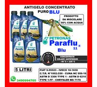 ANTIGELO BLU CONCENTRATO PETRONAS PARAFLU 11 FIAT 9.55523 IVECO 18-1830 5 LITRI