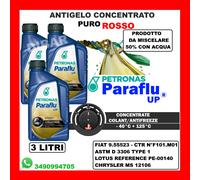 ANTIGELO CONCENTRATO PETRONAS PARAFLU UP ROSSO CHRYSLER MS 12106 DA 3 LITRI