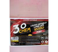 ANTIGELO LIQUIDO RAFFREDDAMENTO RADIATORE PURO ROSSO G12 CONCENTRATO 3.0CHEM 20L