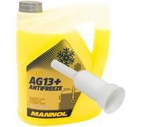 Antigelo MANNOL 5 Litri Pronto All'Uso -40°C Giallo Con Rubinetto