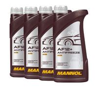 Antigelo Radiatore Mannol AF12+4 4x1 Litro Liquido Refrigerante Concentrato Rot