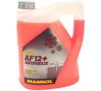 Antigelo Radiatore Mannol AF12 + 5 Litro Miscela Pronta -40 °C Rosso