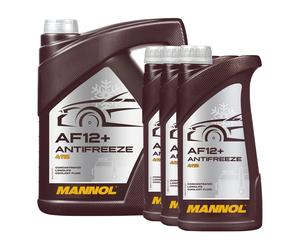 Antigelo Radiatore Mannol AF12+8L 5L+3x1L Liquido Refrigerante Concentrato Rot