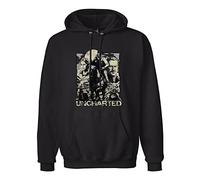 antigos Men's Uncharted Cover Page Premium Tee Graphic Hoodie L