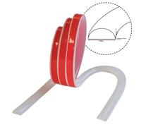 Antigrandine in silicone autoadesivo guarnizione morbida doccia in vetro 5 mm...