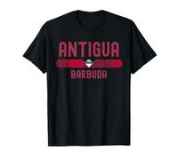 Antigua & Barbuda Flag | Antiguan Vintage Distressed Maglietta