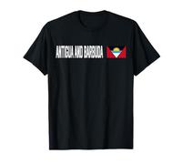 Antigua E Barbuda Bandiera Nazionale Retro Patriottica Maglietta